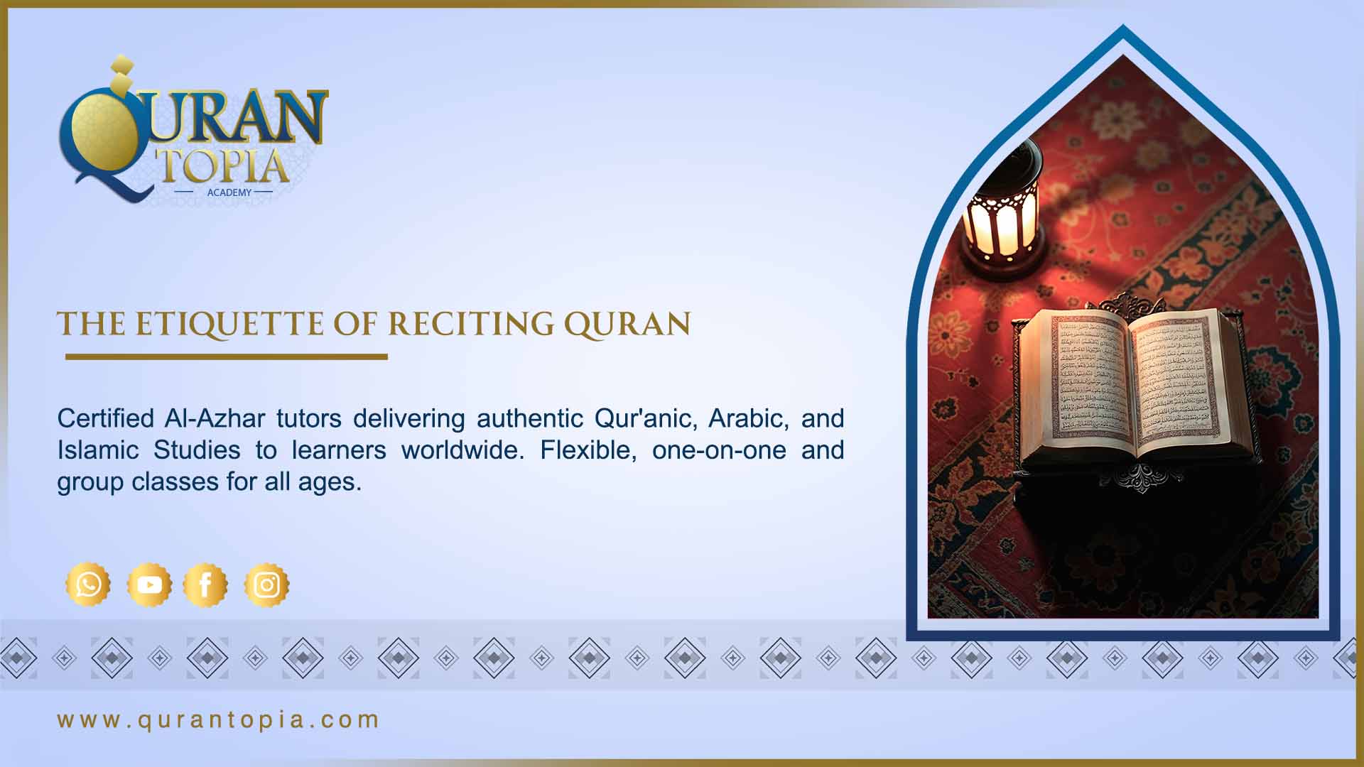 The Etiquette of Reciting Quran - Proper Manners and Spiritual Preparation